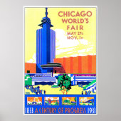 Chicago Worlds Fair Poster (Vorne)