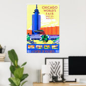 Chicago Worlds Fair Poster (Heimbüro)