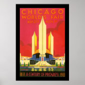 Chicago Worlds Fair Poster (Vorne)