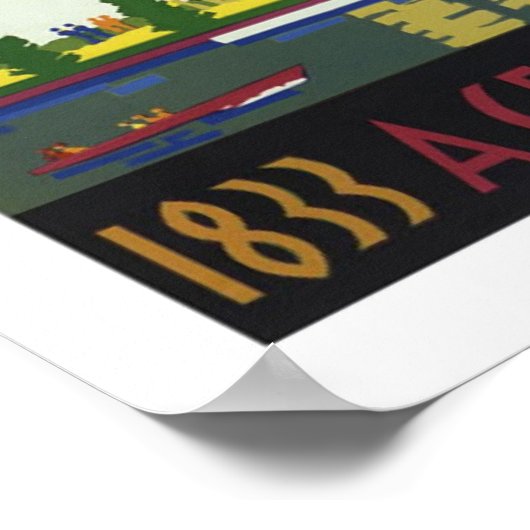 Chicago World's Fair Poster (Ecke)