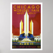 Chicago World's Fair Poster (Vorne)