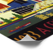 Chicago World's Fair - Vintag 1933 Poster (Ecke)