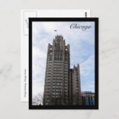 Chicago Wrigley Bldley Postkarte (Vorne/Hinten)