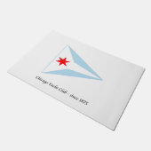 Chicago Yacht Club, seit 1875 Fußmatte (Schrägansicht)