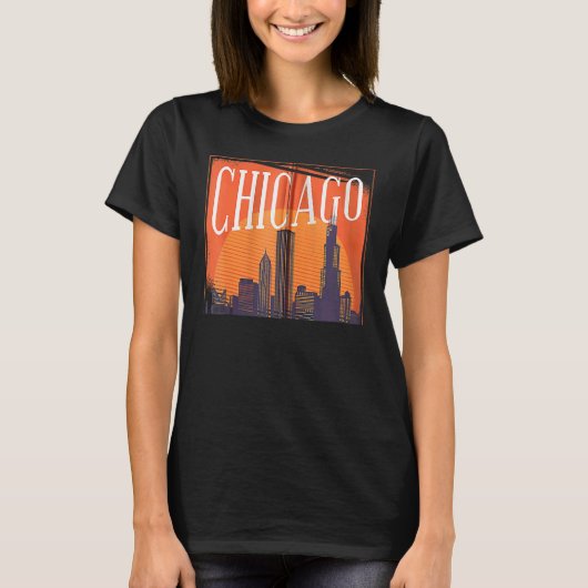 Chicago Zip T-Shirt (Vorderseite)