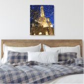 Chicago zu Christmastime Leinwanddruck (Insitu (Schlafzimmer))