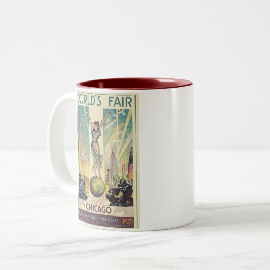 CHICAGO ZWEIFARBIGE TASSE (Vorderseite Links)