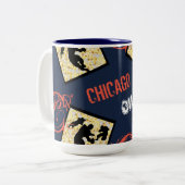 CHICAGO ZWEIFARBIGE TASSE (Vorderseite Links)