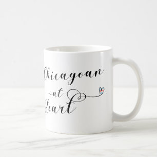 Chicagoan At Heart Tasse, Chicago Kaffeetasse