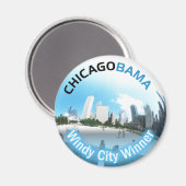 ChicagObama-Magnet Magnet (Vorderseite/Rückseite)