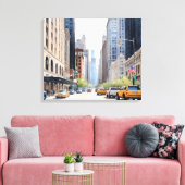 Chicagoer Aquarellkunst Leinwanddruck (Insitu (Wohnzimmer))