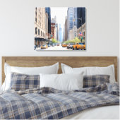 Chicagoer Aquarellkunst Leinwanddruck (Insitu (Schlafzimmer))