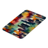 Chicagoer Aquarellkunst Magnet (Linke Seite)