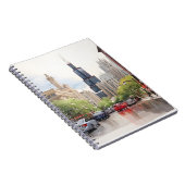 Chicagoer Aquarellkunst Notizblock (Rechte Seite)