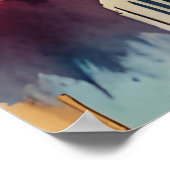 Chicagoer Aquarellkunst Poster (Ecke)