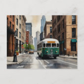 Chicagoer Aquarellkunst Postkarte (Vorderseite)