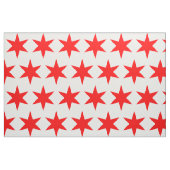 Chicagoer Flagge 6-Punkte-Star Stoff (Fat Quarter (45,7 x 55,9 cm))