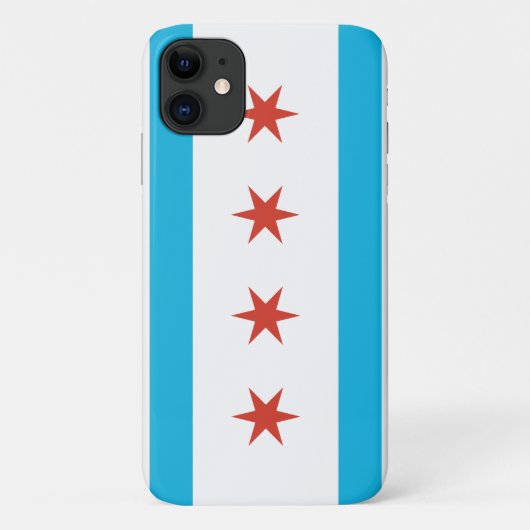 Chicagoer Flagge Case-Mate iPhone Hülle (Rückseite)