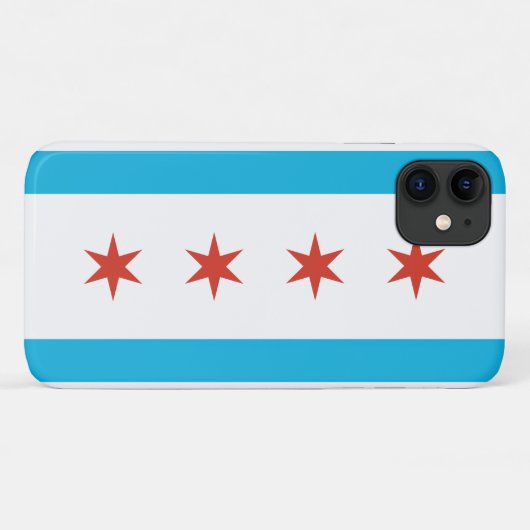 Chicagoer Flagge Case-Mate iPhone Hülle (Rückseite (Horizontal))