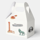 Chicagoer Hochzeit Geschenkschachtel (Rückseite)