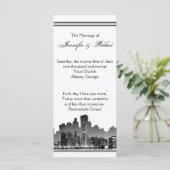 Chicagoer Hochzeit in Urlaubsort Programm (Stehend Vorderseite)