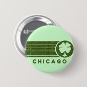 Chicagoer irischer Knopf Button (Vorne & Hinten)