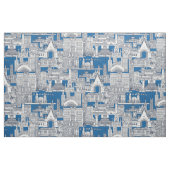 Chicagoer Kobalt Stoff (Fat Quarter (45,7 x 55,9 cm))