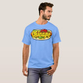 Chicagoer Meister polierter Hot Dog Stil T-Shirt (Vorne ganz)