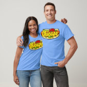 Chicagoer Meister polierter Hot Dog Stil T-Shirt (Unisex)
