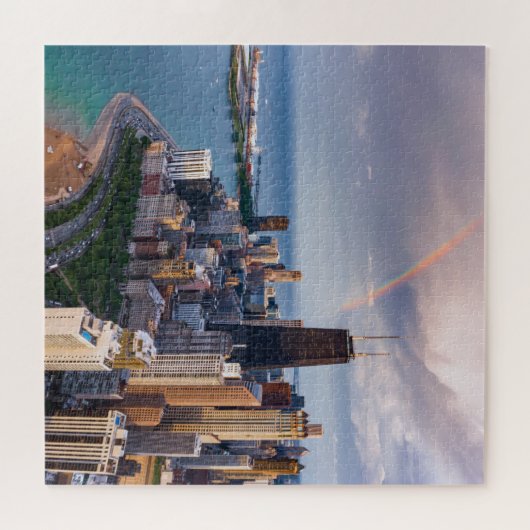 Chicagoer Regenbogenpuzzle Puzzle (Horizontal)