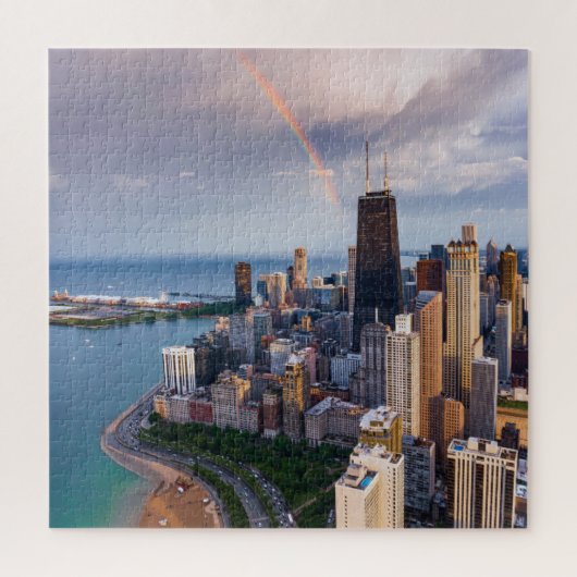 Chicagoer Regenbogenpuzzle Puzzle (Vertikal)