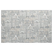 Chicagoer Schwarz-Beige Stoff (Fat Quarter (45,7 x 55,9 cm))
