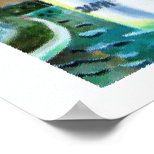 Chicagoer See Poster (Ecke)