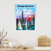 Chicagoer See Poster (Küche)