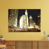 Chicagoer Sehenswürdigkeit Leinwanddruck (Insitu (Wohnzimmer))