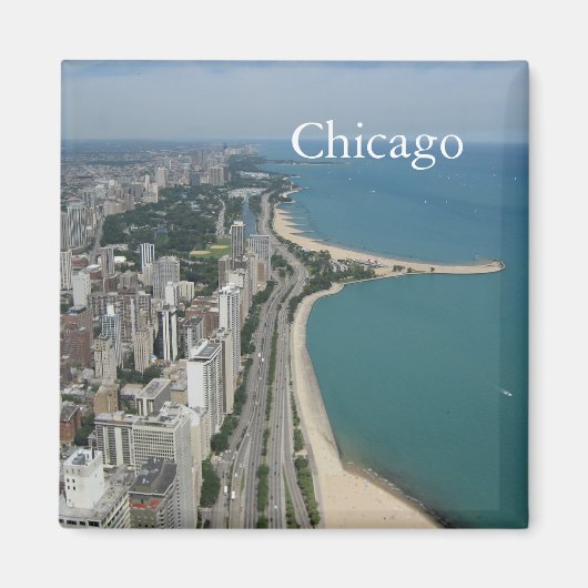 Chicagoer Skyline Magnet (Vorne)