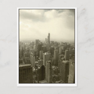 Chicagoer Skyline Postkarte