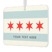 Chicagoer Stadtflagge personalisierter Lufterfrisc Autolufterfrischer (Links)