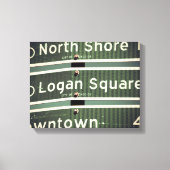 Chicagoer Straße Leinwanddruck (Vorderseite)