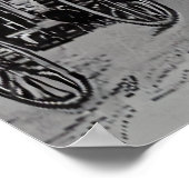 Chicagoer Straßen Jahr 1890 | AI Art Poster (Ecke)