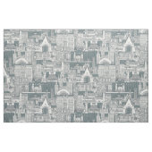 Chicagoer Toile, dunkelgrau Stoff (Fat Quarter (45,7 x 55,9 cm))