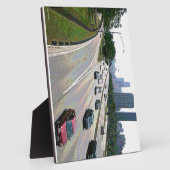 Chicagoer Verkehr in Sandstone Fotoplatte (Seite)