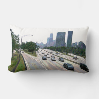 Chicagoer Verkehr in Sandstone Lendenkissen
