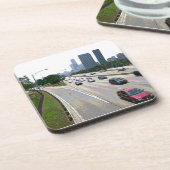 Chicagoer Verkehr in Sandstone Untersetzer (Linke Seite)