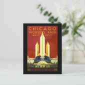 Chicagoer Weltmesse Postkarte (Stehend Vorderseite)