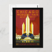 Chicagoer Weltmesse Postkarte (Vorne/Hinten)