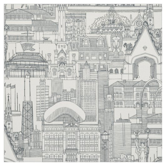 Chicagoer Zwergperle Stoff (Muster)