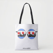 chicaGOggles doppelseitige Taschentasche Tasche (Vorderseite)