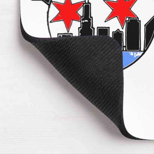 chicaGOggles Mausunterlage Mousepad (Ecke)