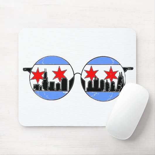 chicaGOggles Mausunterlage Mousepad (Mit Mouse)